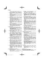 Предварительный просмотр 228 страницы Hitachi Cg 36dal Handling Instructions Manual