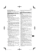 Preview for 303 page of Hitachi Cg 36dal Handling Instructions Manual