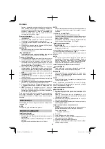 Preview for 88 page of Hitachi CG 40EAS (LP) Handling Instructions Manual