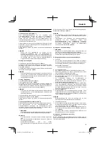 Preview for 19 page of Hitachi CG 40EAS Handling Instructions Manual