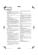 Preview for 22 page of Hitachi CG 40EAS Handling Instructions Manual