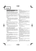 Preview for 30 page of Hitachi CG 40EAS Handling Instructions Manual