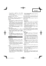 Preview for 31 page of Hitachi CG 40EAS Handling Instructions Manual