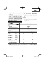 Preview for 51 page of Hitachi CG 40EAS Handling Instructions Manual