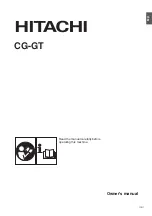 Preview for 2 page of Hitachi CG-GT Owner'S Manual