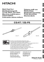 Hitachi CG-HT Handling Instructions Manual preview