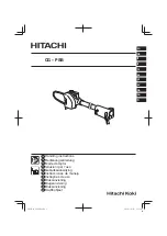 Preview for 1 page of Hitachi CG-PSB Handling Instructions Manual