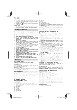 Preview for 34 page of Hitachi CG-PSB Handling Instructions Manual