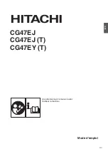 Предварительный просмотр 16 страницы Hitachi CG47EJ Owner'S Manual