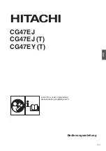 Предварительный просмотр 44 страницы Hitachi CG47EJ Owner'S Manual