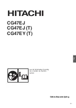 Предварительный просмотр 72 страницы Hitachi CG47EJ Owner'S Manual