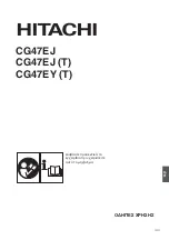 Предварительный просмотр 100 страницы Hitachi CG47EJ Owner'S Manual