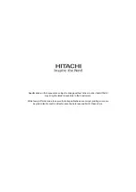 Предварительный просмотр 3 страницы Hitachi CH-10.0N1 Installation And Operation Manual