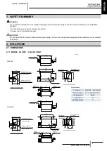 Предварительный просмотр 9 страницы Hitachi CH-10.0N1 Installation And Operation Manual