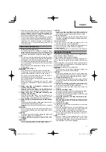 Предварительный просмотр 11 страницы Hitachi CH 10DL (CG) Handling Instructions Manual