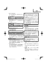 Предварительный просмотр 21 страницы Hitachi CH 10DL (CG) Handling Instructions Manual