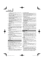 Предварительный просмотр 42 страницы Hitachi CH 10DL (CG) Handling Instructions Manual