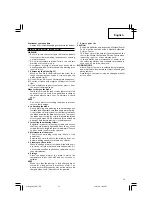 Preview for 15 page of Hitachi CH 14DL Handling Instructions Manual