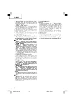 Preview for 26 page of Hitachi CH 14DL Handling Instructions Manual