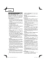 Предварительный просмотр 12 страницы Hitachi CH 22EA2 (50ST) Handling Instructions Manual