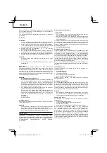 Предварительный просмотр 14 страницы Hitachi CH 22EA2 (50ST) Handling Instructions Manual