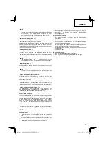 Предварительный просмотр 15 страницы Hitachi CH 22EA2 (50ST) Handling Instructions Manual