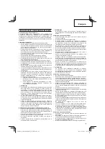 Предварительный просмотр 19 страницы Hitachi CH 22EA2 (50ST) Handling Instructions Manual