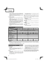 Предварительный просмотр 20 страницы Hitachi CH 22EA2 (50ST) Handling Instructions Manual