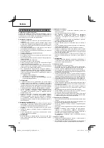 Предварительный просмотр 26 страницы Hitachi CH 22EA2 (50ST) Handling Instructions Manual