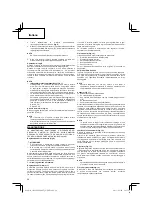 Предварительный просмотр 28 страницы Hitachi CH 22EA2 (50ST) Handling Instructions Manual