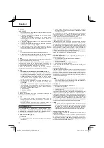 Предварительный просмотр 40 страницы Hitachi CH 22EA2 (50ST) Handling Instructions Manual