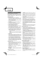 Предварительный просмотр 44 страницы Hitachi CH 22EA2 (50ST) Handling Instructions Manual