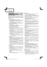 Предварительный просмотр 50 страницы Hitachi CH 22EA2 (50ST) Handling Instructions Manual