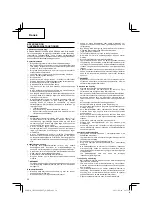 Предварительный просмотр 56 страницы Hitachi CH 22EA2 (50ST) Handling Instructions Manual