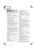 Предварительный просмотр 62 страницы Hitachi CH 22EA2 (50ST) Handling Instructions Manual