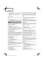 Предварительный просмотр 70 страницы Hitachi CH 22EA2 (50ST) Handling Instructions Manual