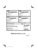 Предварительный просмотр 88 страницы Hitachi CH 22EA2 (50ST) Handling Instructions Manual