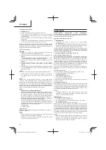 Preview for 54 page of Hitachi CH 22EA2 Handling Instructions Manual