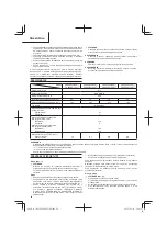 Предварительный просмотр 66 страницы Hitachi CH 22EA2 Handling Instructions Manual