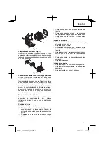 Preview for 29 page of Hitachi CH 22EAP(50ST) Safety Instructions And Instruction Manual