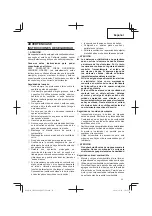 Preview for 25 page of Hitachi CH 22EAP2 50ST Safety Instructions And Instruction Manual