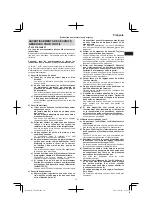 Предварительный просмотр 19 страницы Hitachi CH 36DL Handling Instructions Manual