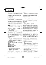 Предварительный просмотр 16 страницы Hitachi CH 50EA3 (ST) Handling Instructions Manual