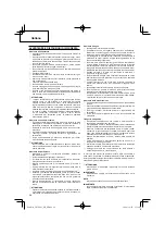 Предварительный просмотр 28 страницы Hitachi CH 50EA3 (ST) Handling Instructions Manual