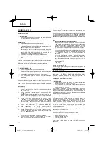 Предварительный просмотр 30 страницы Hitachi CH 50EA3 (ST) Handling Instructions Manual