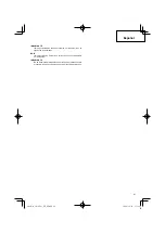 Preview for 41 page of Hitachi CH 50EA3 (ST) Handling Instructions Manual