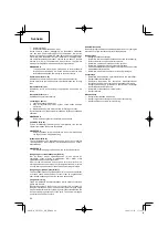 Предварительный просмотр 64 страницы Hitachi CH 50EA3 (ST) Handling Instructions Manual