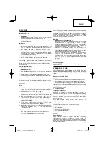 Предварительный просмотр 69 страницы Hitachi CH 50EA3 (ST) Handling Instructions Manual