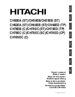 Hitachi CH 50EB Owner'S Manual preview