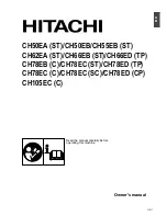 Предварительный просмотр 2 страницы Hitachi CH 50EB Owner'S Manual